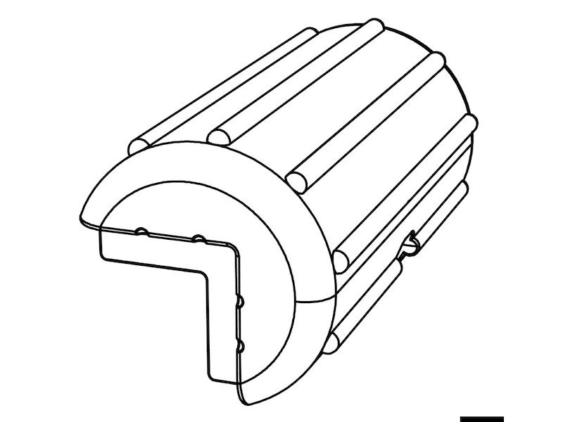 Modello Corner gonfiabile con valvola
