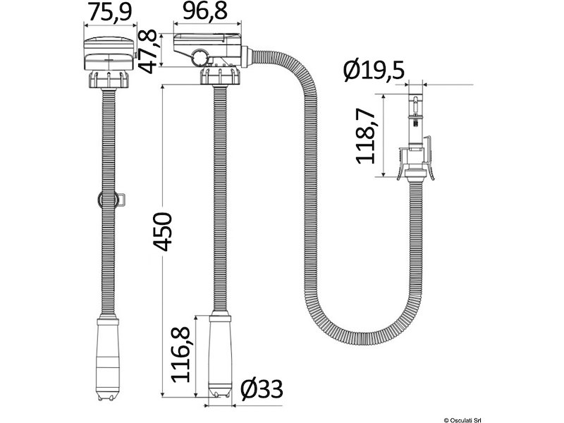 Pompa elettrica a batteria trasferimento liquidi 