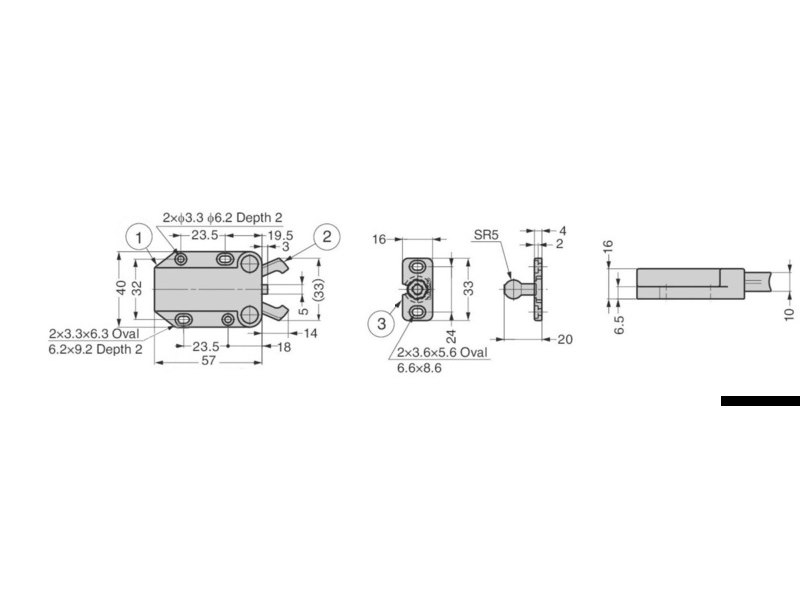 Scrocco a contatto non magnetico con scontro flottante SUGATSUNE