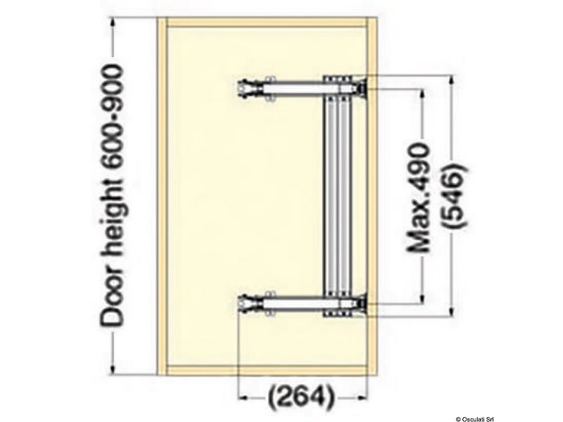 Cerniera MonoFlat LIN-X450 