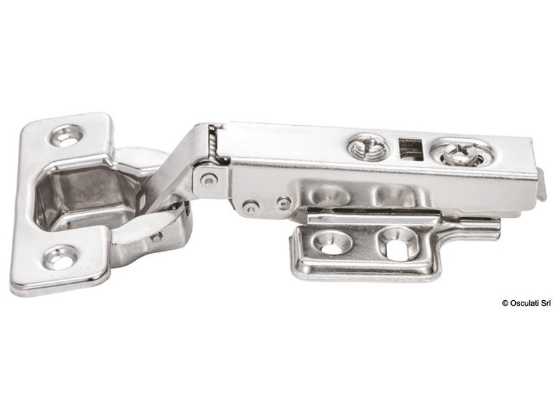 Cerniera in acciaio inox con ammortizzatore in ABS 