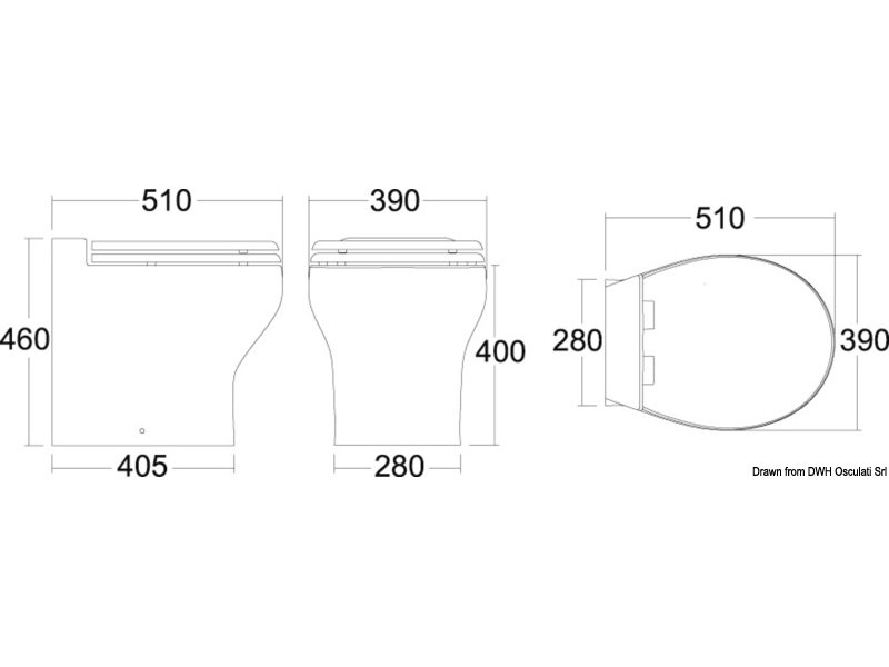 WC elettrico TECMA Silence Plus 2G Black Edition