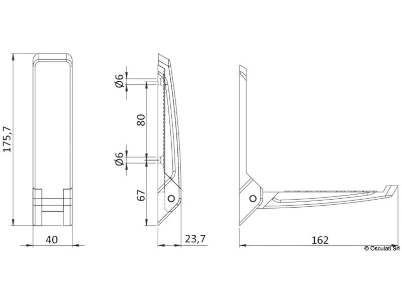 Gradino abbattibile Specter 
