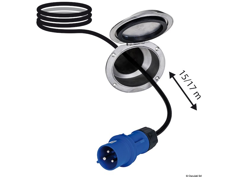 Cavo elettrico avvolgibile a scomparsa