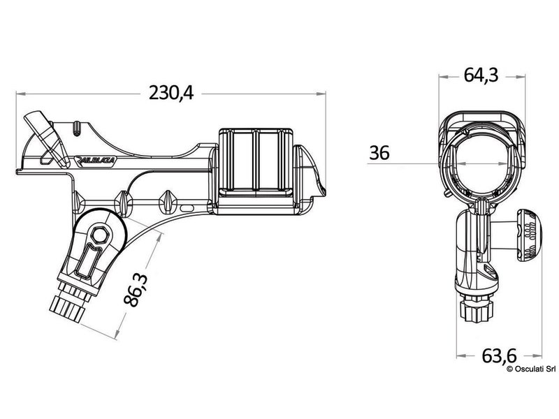 Portacanna Rod Holder II RAILBLAZA Starport
