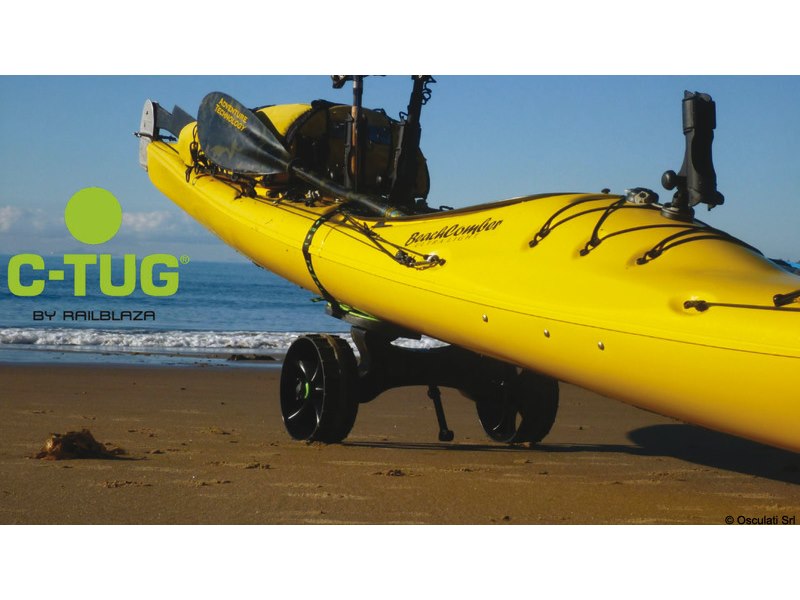 Carrello C-TUG con ruote Kiwi RAILBLAZA