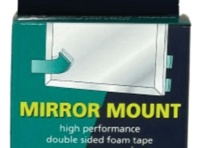 Nastro bioadesivo per montaggio specchi 19mm x 2m 