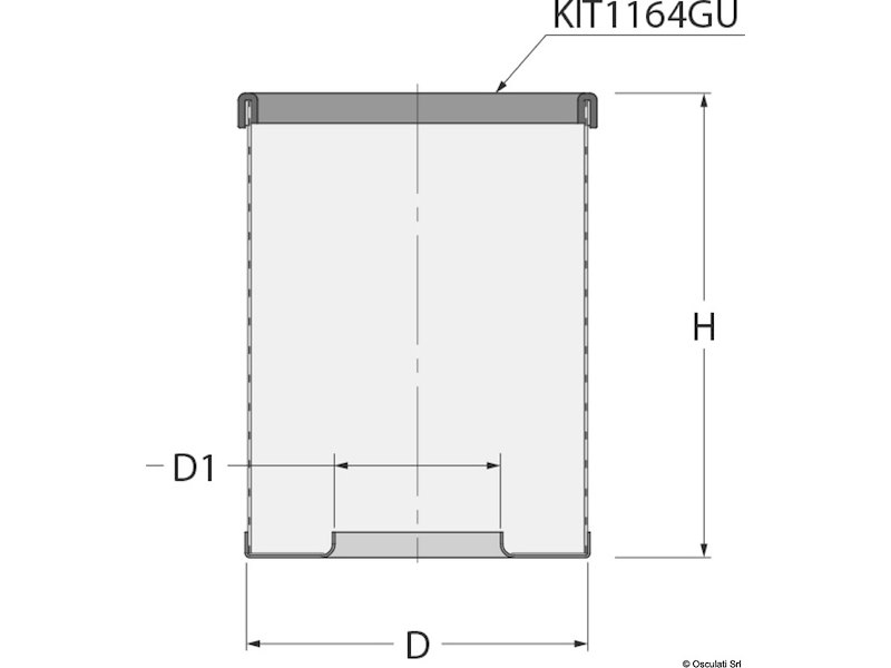 Cestelli di ricambio in inox 316 per filtro GUIDI serie Ionio