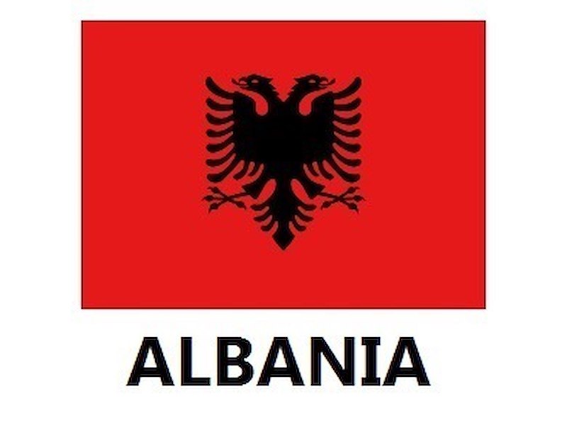 BANDIERA ALBANIA