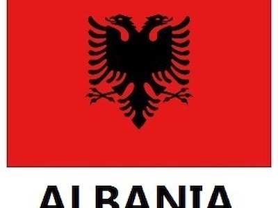 BANDIERA ALBANIA