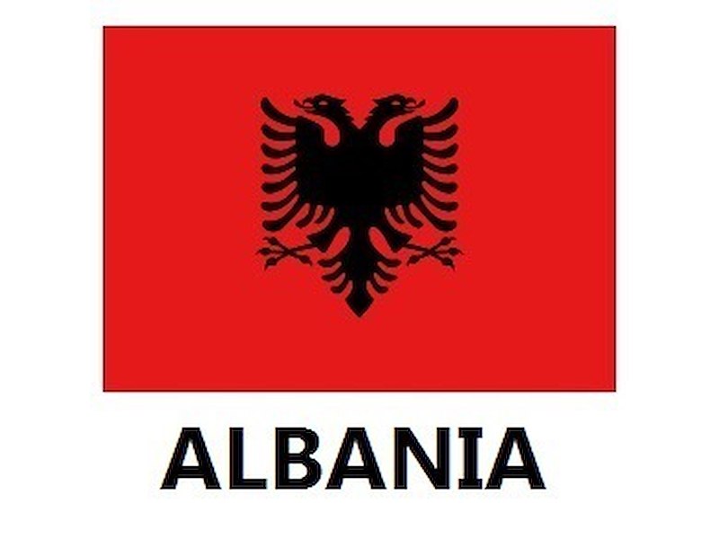BANDIERA ALBANIA