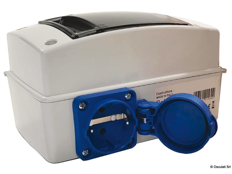 Quadro elettrico 16 A con presa shuko 