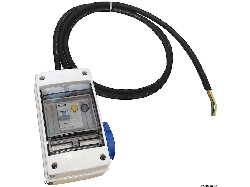 Quadro elettrico 16 A con presa shuko 