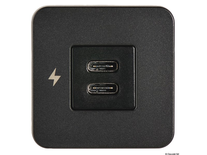 Presa doppia USB-A + USB-C SCANSTRUT Tile