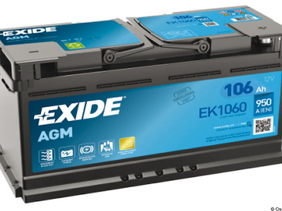 Batterie EXIDE AGM per avviamento e servizi