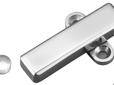 Fermaporte girevole in accaio inox 