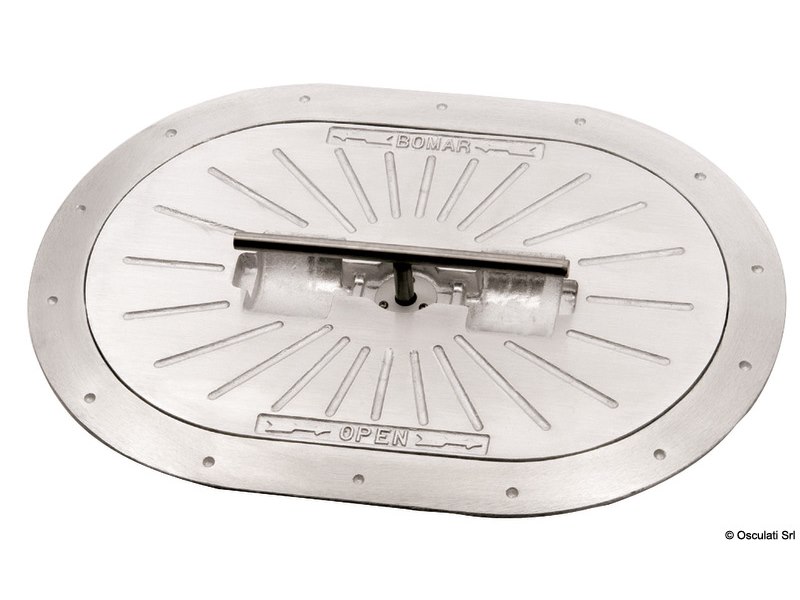 Portello d'ispezione stagno in alluminio 