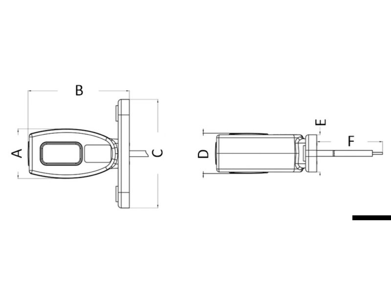 Fanali di ingombro laterali a LED con corpo in gomma