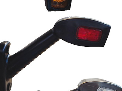 Fanali di ingombro laterali a LED con corpo in gomma