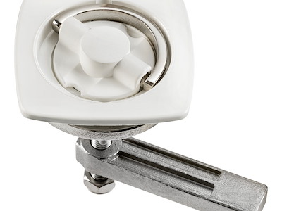 Alzapagliolo plastica+acciaio inox  52x20 mm 