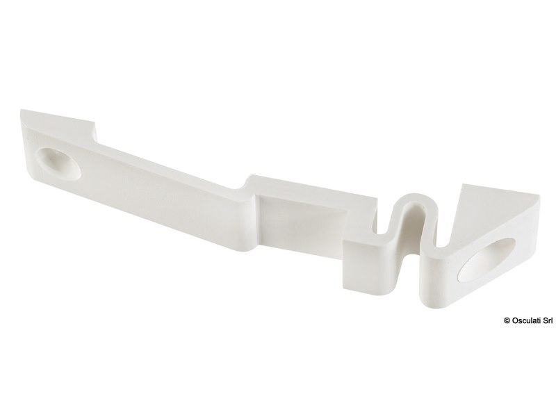 Alzapagliolo plastica+acciaio inox  52x20 mm 