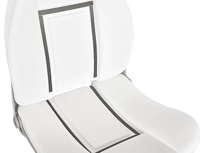 Sedile comfort con schienale alto ribaltabile