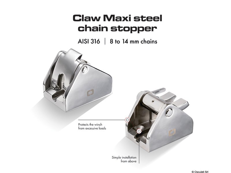 Maxi blocca catena in acciaio Claw