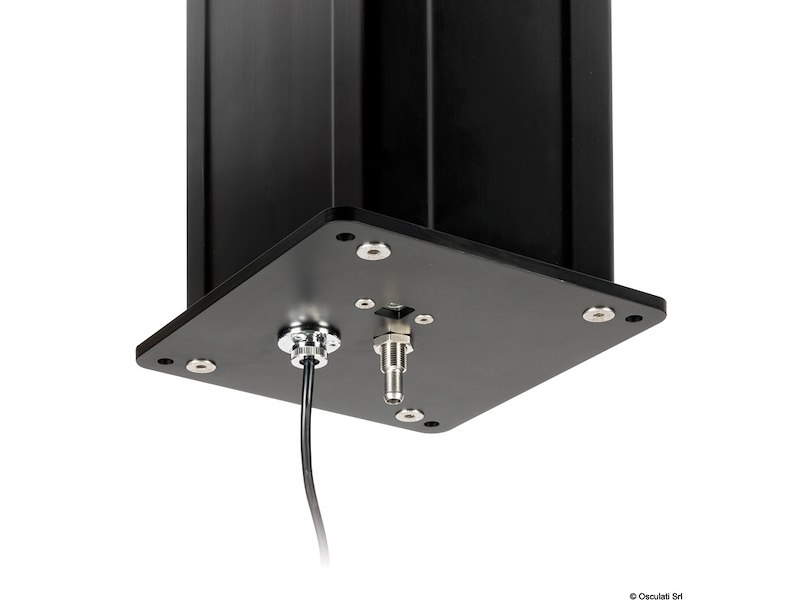 Gamba tavolo Dudge 77 square elettrica in alluminio