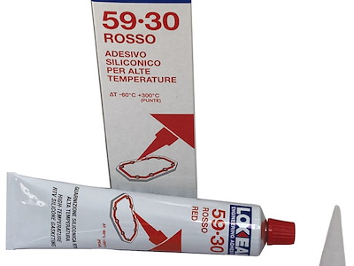 Sigillante silic. 59-30 in pasta rossa alte temp. 75ml 