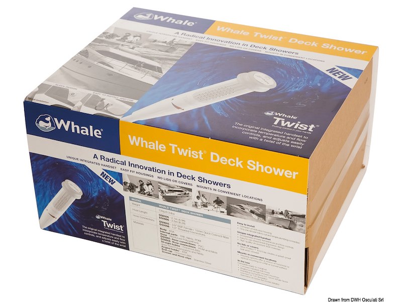 Doccia integrata WHALE Twist Mk2