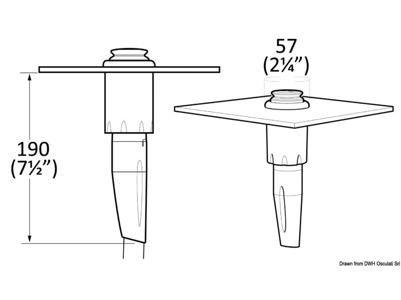 Doccia integrata WHALE Twist Mk2
