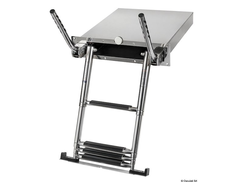 Scaletta a scomparsa per plancetta 4 gradini EasyUp 