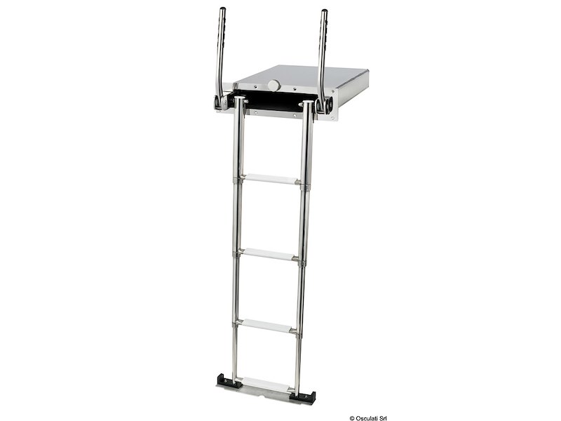 Scaletta a scomparsa per plancetta 4 gradini EasyUp 