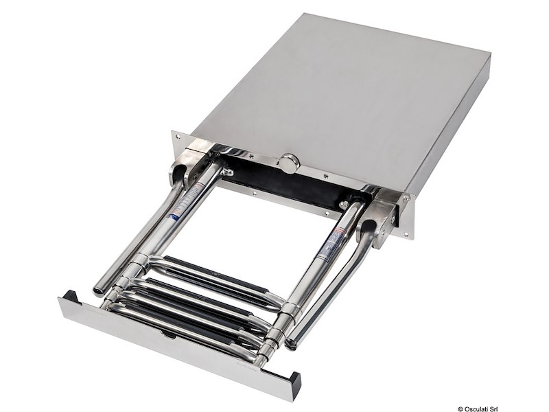 Scaletta a scomparsa per plancetta 4 gradini EasyUp 