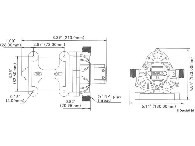 Autoclave Super Flow 12V 8.5 A 3 valvole 
