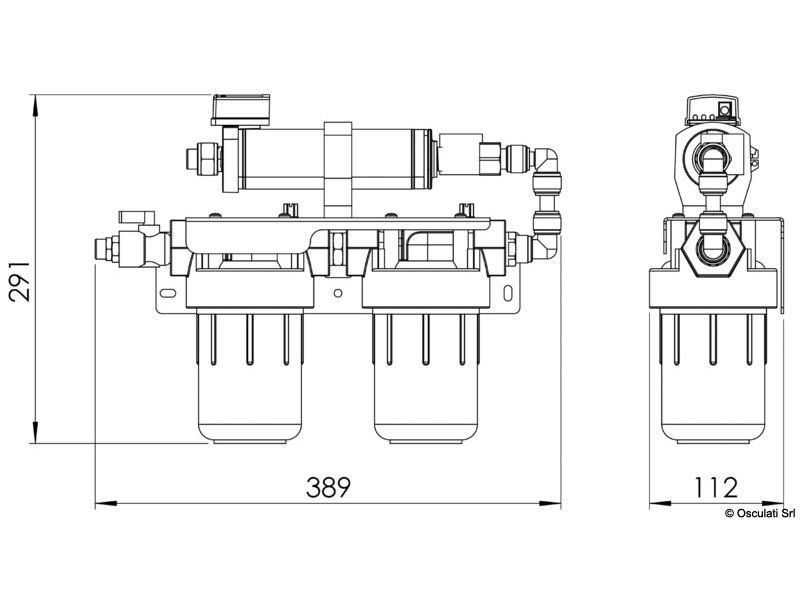 Sistema di purificazione a raggi UV da sottolavello