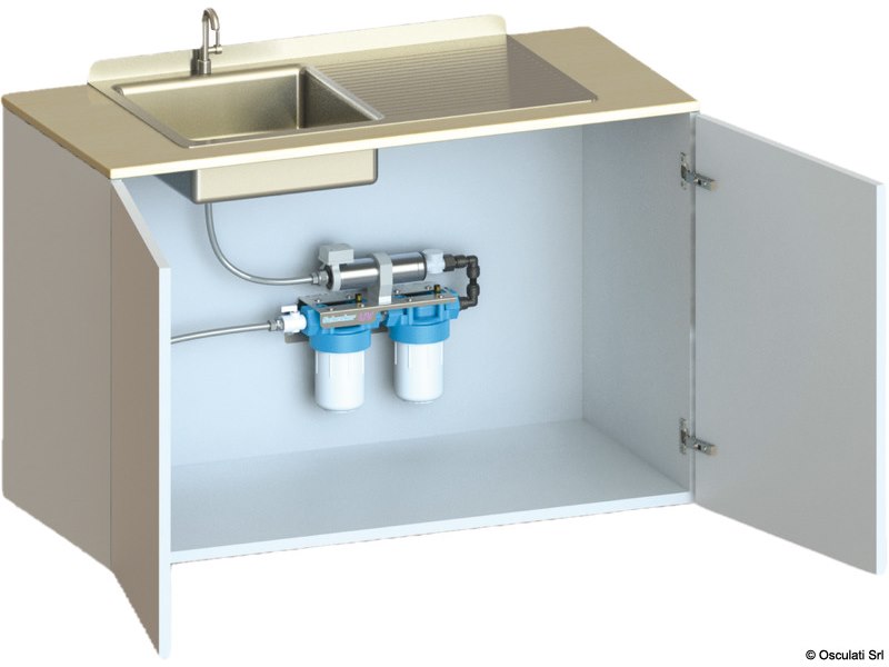 Sistema di purificazione a raggi UV da sottolavello