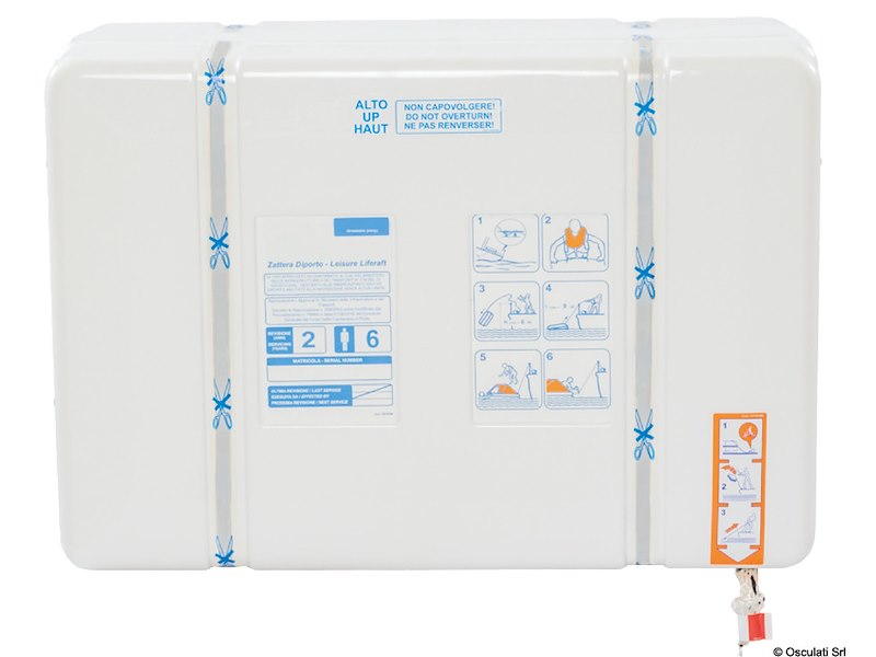 Zattera EUROVINIL Francia/Europea, Omologata ISO 9650