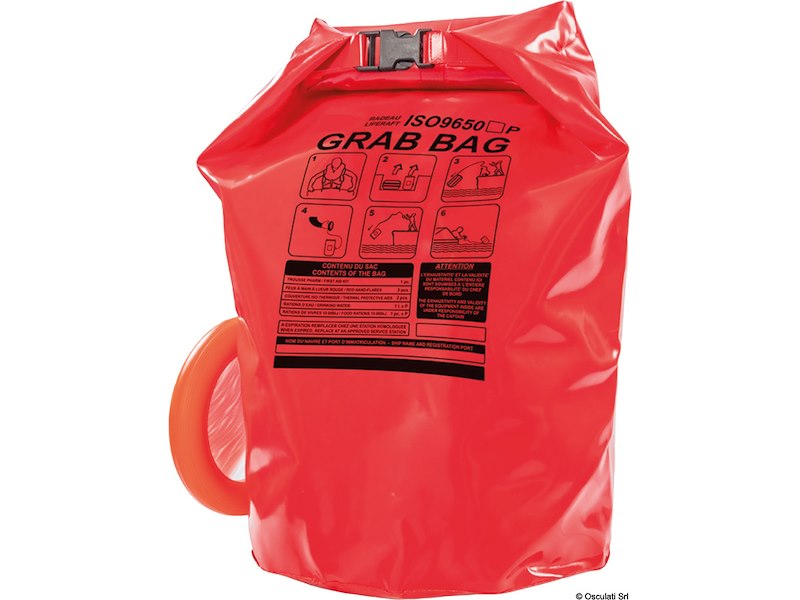 Zattera Oceanlife  GB - Approvazione Italia con GRAB BAG