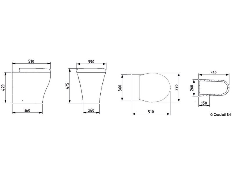 WC elettrico TECMA Breex