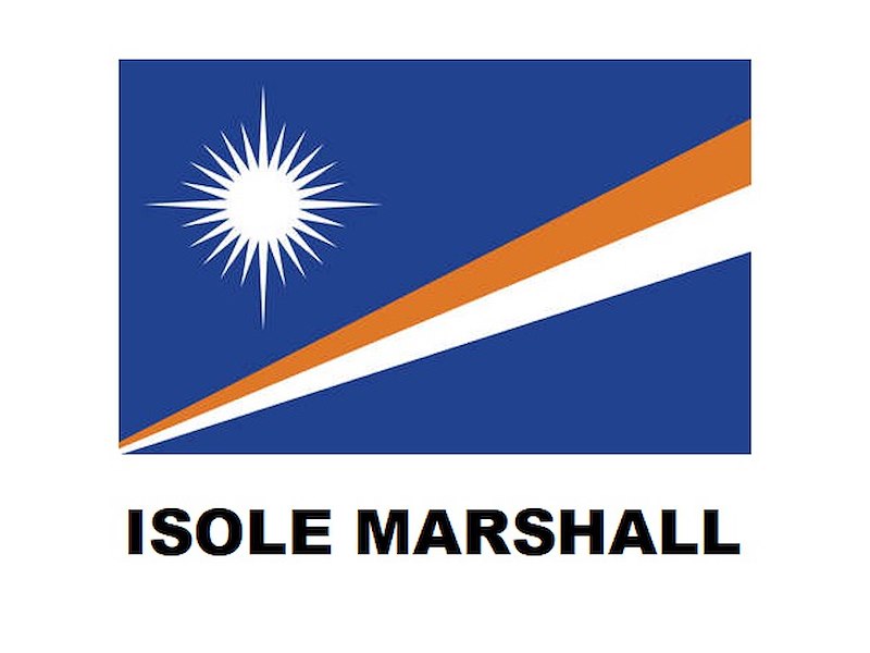 BANDIERA ISOLE MARSHALL