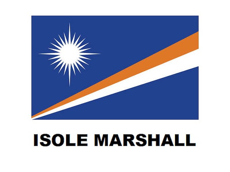BANDIERA ISOLE MARSHALL
