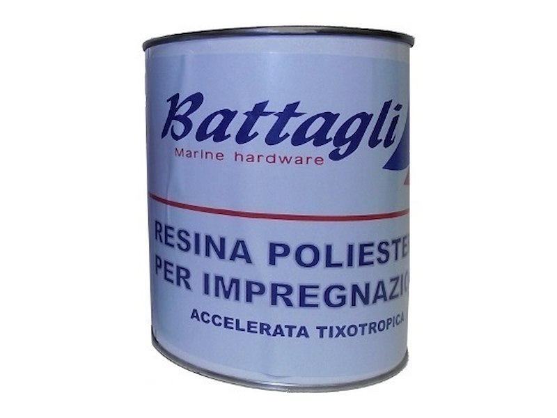 RESINA POLIESTERE CON CATALIZZATORE