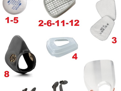 ACCESSORI PER MASCHERE 3M