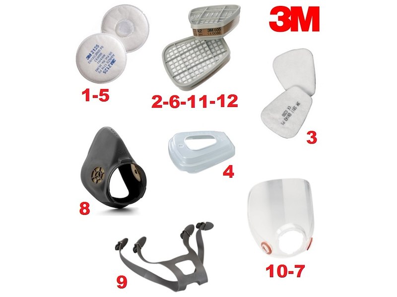 ACCESSORI PER MASCHERE 3M