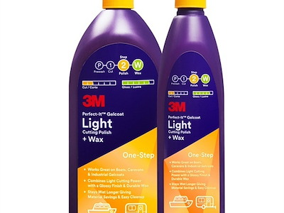 POLISH 3M GELCOAT LIGHT + WAX