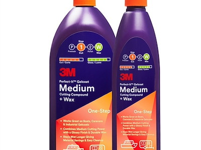 POLISH 3M GELCOAT MEDIUM + WAX