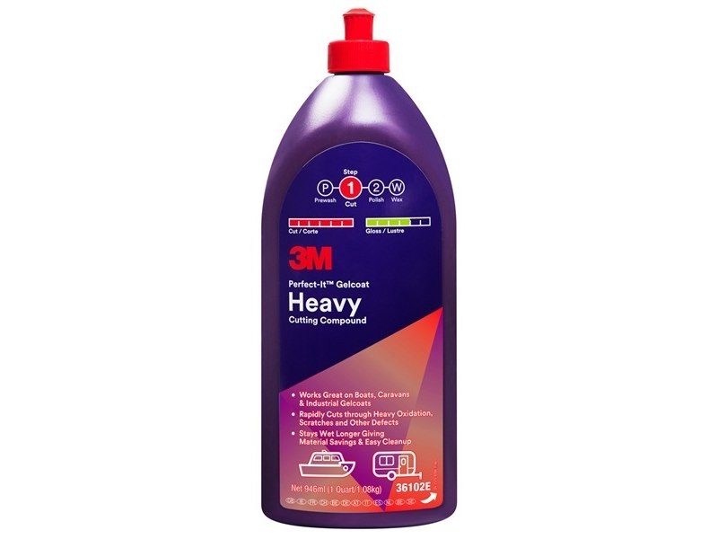 POLISH 3M GELCOAT HEAVY CUTTING
