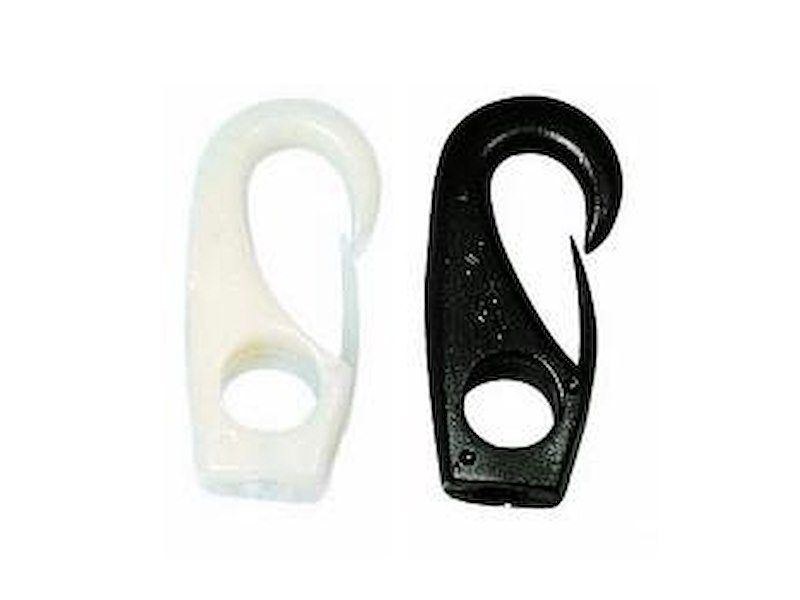 GANCI PER ELASTICO IN NYLON
