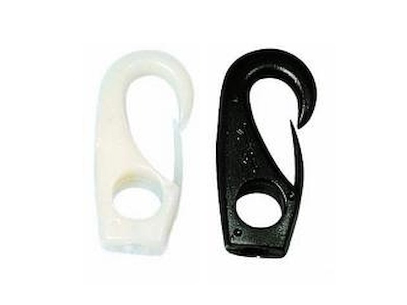 GANCI PER ELASTICO IN NYLON